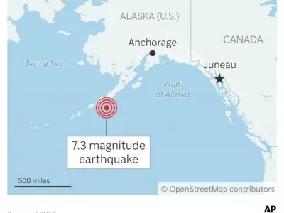 An Alaska tsunami warning had residents scrambling for high ground after 7.3 magnitude earthquake
