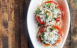 Recipe: Whoopsie’s ratatouille-stuffed heirloom tomatoes