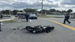 Motorcyclist seriously injured in crash in Bourne
