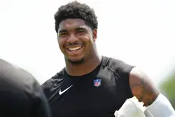 Eagles' Jihaad Campbell can win a starting job, but says he's 'just blessed that I'm healthy right now'