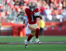 49ers’ Ricky Pearsall Jr. fights off ankle, knee injuries to torch Titans